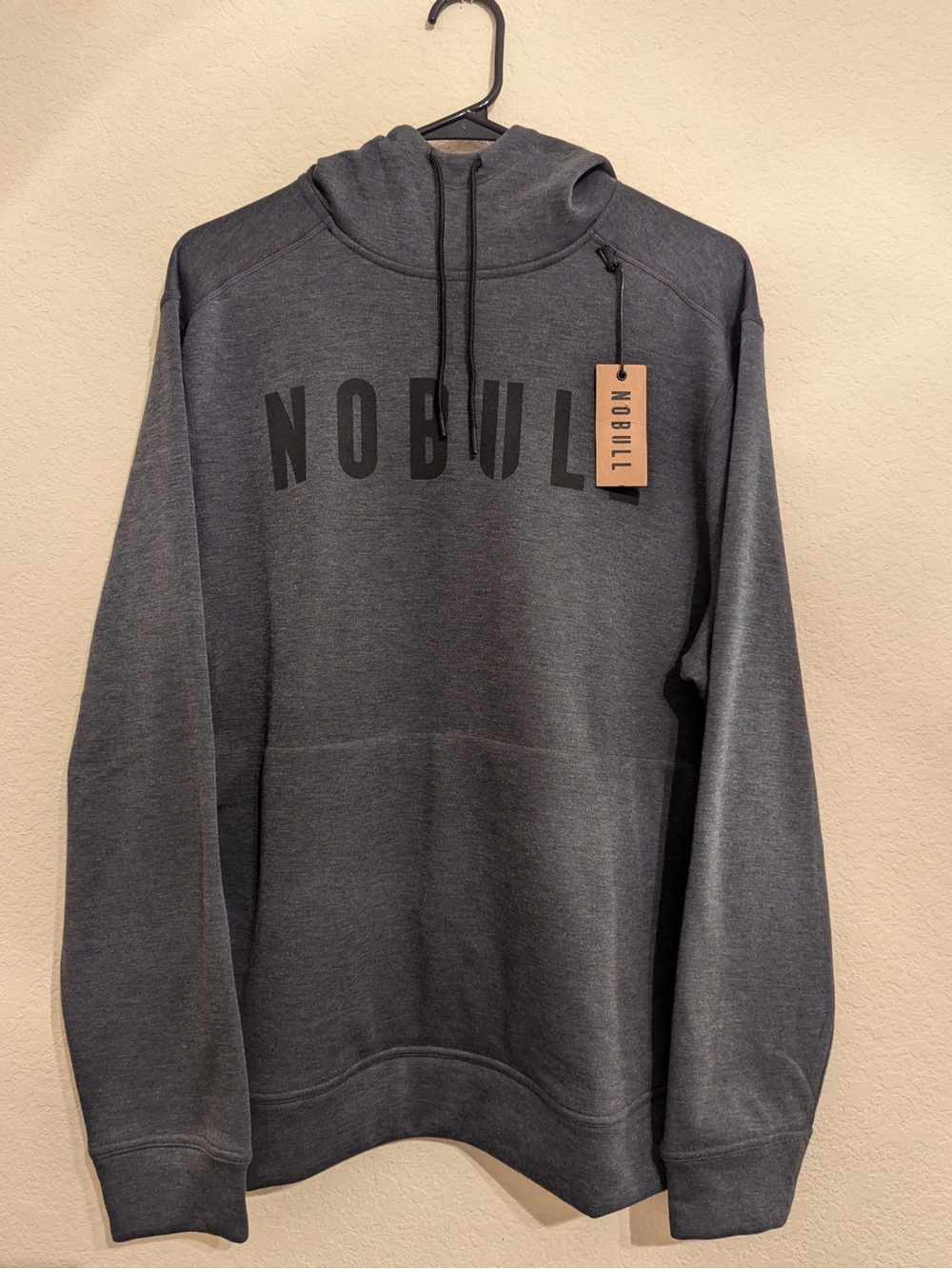 NOBULL Charcoal Gray Pullover Hoodie